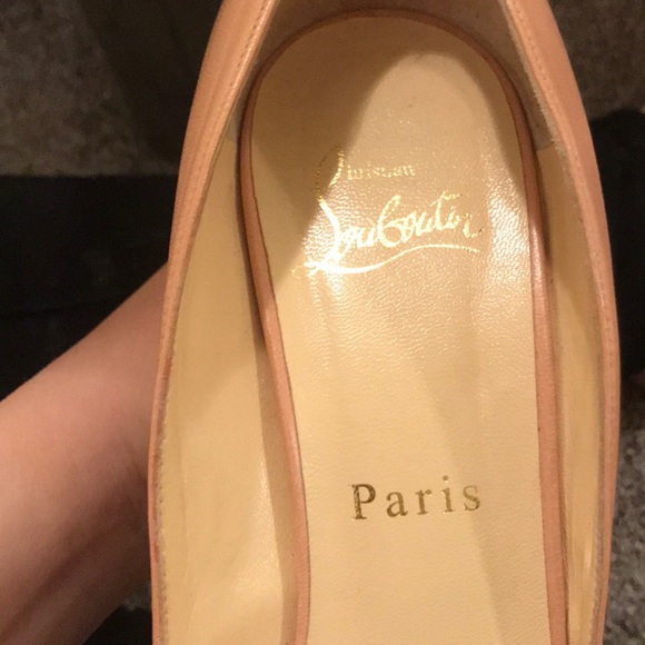 Christian Louboutin Nude Heels - Picture 4 of 5